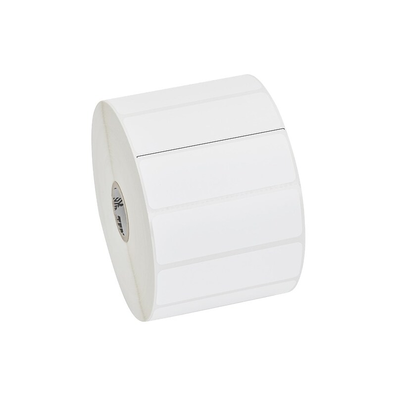 Zebra Barcode Thermal Label, 3" x 1", White (10015782) image 1
