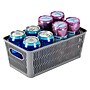 Simplify Slide to Stack Storage Tote, Plastic, Gray, 2/Pack (25934-GREY-ST)~#|#~74DA23C9-3A26-4354-B6885D62CBDADF8A_sc7