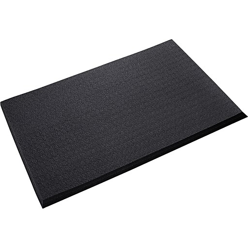Crown Mats Alleviator AntiFatigue Mat, 36" x 60", Black (AZ 0035BK