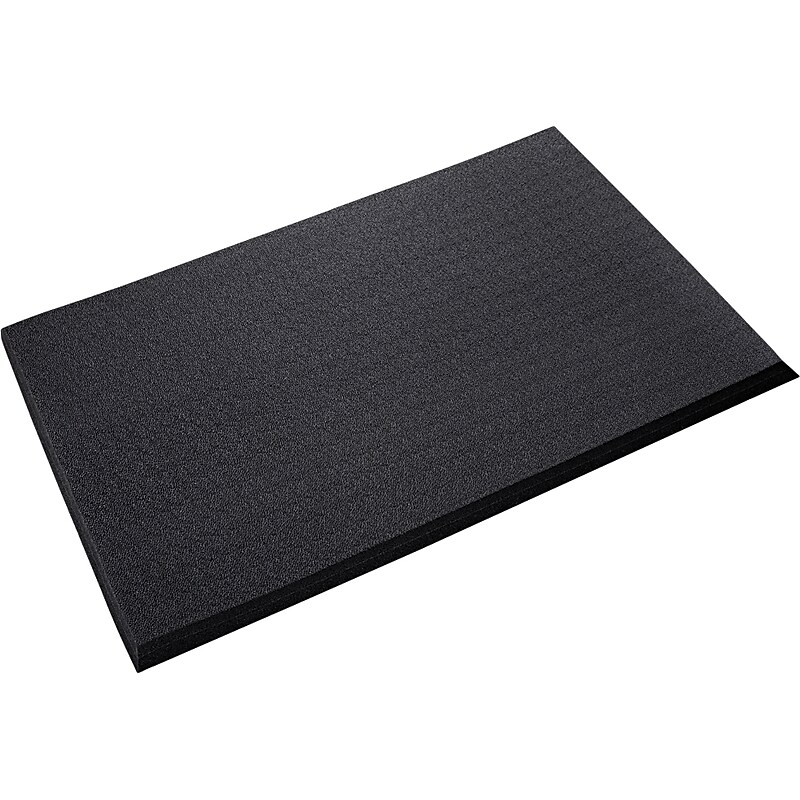 Crown Mats Alleviator Anti-Fatigue Mat, 36" x 60", Black (AZ 0035BK) image 1