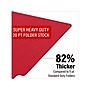 Medical Arts Press Heavy-Duty End Tab File Folder, Straight Cut, Letter-Size, Red, 40/Box (S-09458-RED)~#|#~74DEAC1B-B500-4A2E-B248003CF777C915_sc7