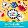 Say Hooray! Color Waves Birthday Props, Multicolored, 49/Pack(DTC0066E2A)~#|#~74E10BE7-BB3F-41F6-A8E97C61142C181E_sc7