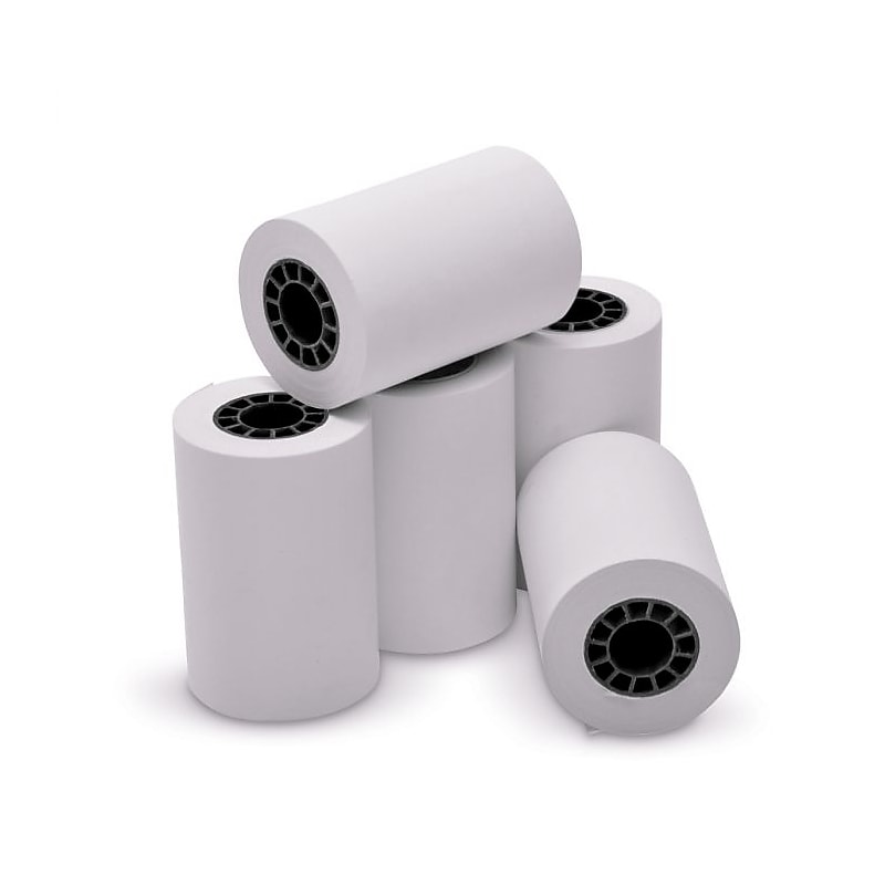 Domtar Phenol Free Thermal Paper Rolls, 2.25" x 50', BPA Free, 50 Rolls/Carton (9078-2491) image 1