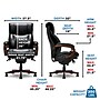 La-Z-Boy Trafford Ergonomic Bonded Leather Swivel Executive Chair, Black (45782A)~#|#~74E4B5B2-6F7E-44E2-AD5CCD3AC2F4CDA3_sc7
