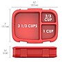 Bentgo Fresh Bento Box, 4-Compartment, Red, 39.2 oz. (BGOFR-2R)~#|#~74E68359-A4AD-4A3E-A061C1CA05E4CF55_sc7