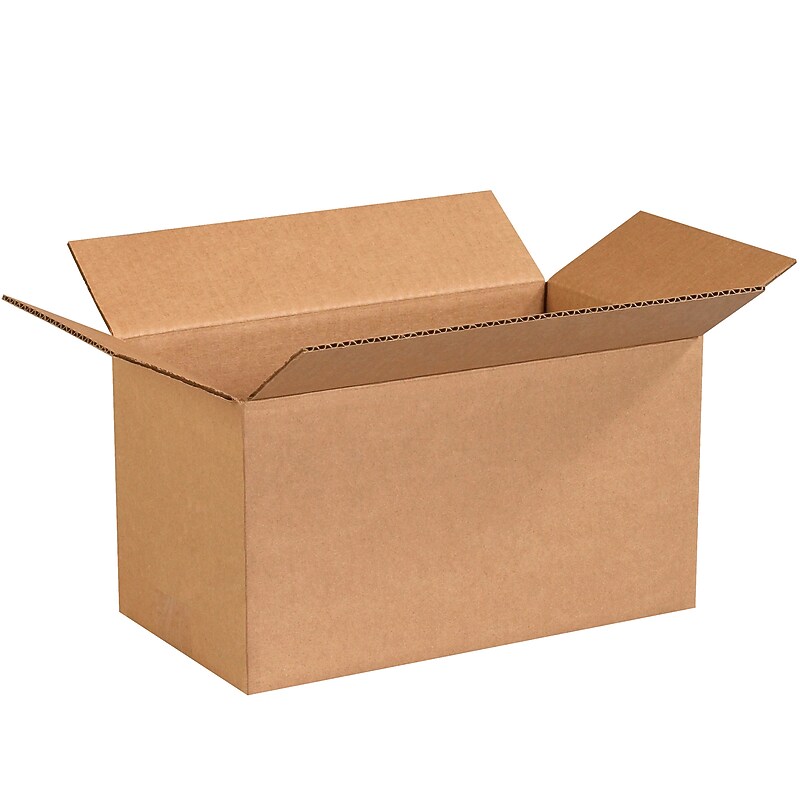 13" x 7" x 7" Shipping Boxes, 32 ECT, 25/Bundle (1377) image 1