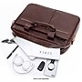 SaharaCase Leather Briefcase, Laptop Compatible, Light Brown (LT00083)~#|#~74E71C08-0500-478B-B1F589EC3A066FBD_sc7