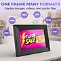 iFab 55P 10.1" Digital Signage Picture Frame for Retail Display, USB and SD Playback, Remote Control, Black (IPF55PBK)~#|#~74E8C755-483D-4231-A7E74C0ACD71AE53_sc7