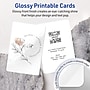 Avery Integrated Cards, 5" x 7", Glossy White, 50/Pack (95349)~#|#~74E8E868-0898-4082-9DA0FE74F34EAA94_sc7