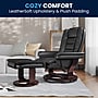 Flash Furniture LeatherSoft Recliner and Ottoman Set, Black (BT7818BK)~#|#~74E999C5-98F2-4A65-98428BF9B21A272C_sc7