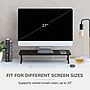 Anji Mountain Acacia Wood & Metal Monitor Stand, Up to 32" Monitor, Black (MS-BLK-04BLK)~#|#~74EB8F06-FE89-4484-98E84D6EB4CFD744_sc7