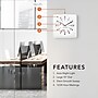 Marathon Large 12" Analog Clock, White (CL030057WH-WH1)~#|#~74EF482B-09F4-4045-BF3DE039117F8912_sc7