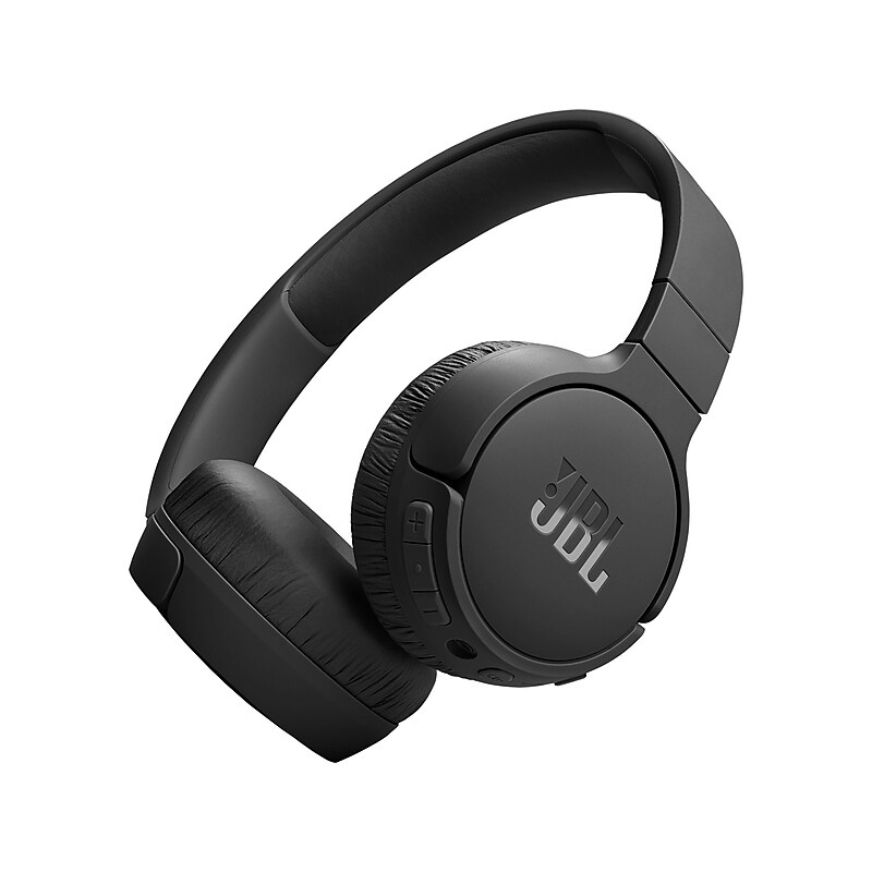 JBL TUNE 670NC Wireless Active Noise-Canceling On-Ear Headphones, Bluetooth, Black (JBLT670NCBLKAM) image 1