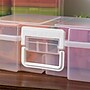 Iris Hinged Closure Plastic Storage Bin with 12 Multi-colored Photo Cases, 2/Pack (500055)~#|#~74F0D811-E2E6-4C6B-881F6F04C5FFA077_sc7