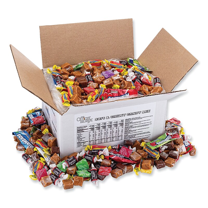 Office Snax Soft and Chewy Candy Mix, Assorted Flavors, 5 lbs. (OFX00656) image 1
