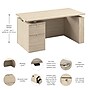 Bush Business Furniture Stratus 60"W Electric Adjustable Standing Desk with File Cabinet, Natural Elm (SUT007NE)~#|#~75012B65-4C43-41FC-A462FBA0BB4387CE_sc7