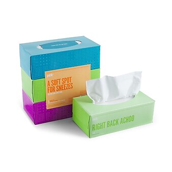 Perk™ Ultra Soft Standard Tissue, 2-Ply, 160 Sheets/Box, 3 Boxes/Pack (PK57778)