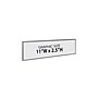 Azar Magnetic Nameplate Holder, 11" x 2.5", Horizontal, Wall Mounted, Clear, Acrylic, 10/Pack (129920)~#|#~750CE04D-F815-4B76-99C0131582CACD9B_sc7