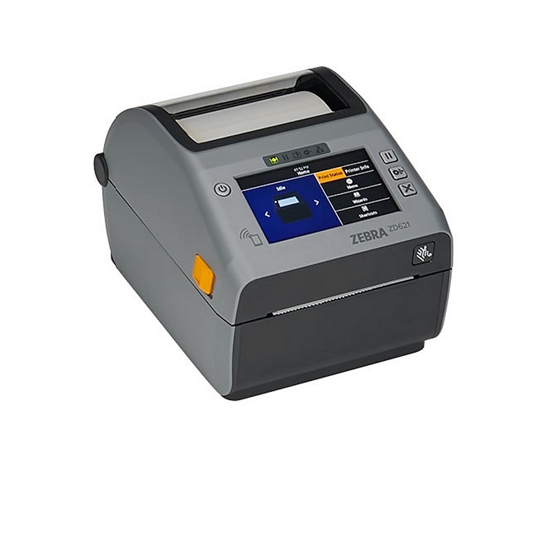 Zebra ZD6A043-D01F00EZ Desktop Direct Thermal Printer, Black image 1