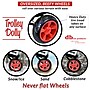 Trolley Dolly Standard Folding Hand Truck, 110 lb. Capacity, Red (01-053)~#|#~75127282-98E3-41AA-8019153390382EEA_sc7