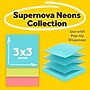 Post-it Super Sticky Pop-up Notes, 3" x 3", Supernova Neons Collection, 90 Sheet/Pad, 6 Pads/Pack (R330-6SSMIA)~#|#~751EF0E6-51F8-45CA-9BEBAE9CBD1CF7A2_sc7
