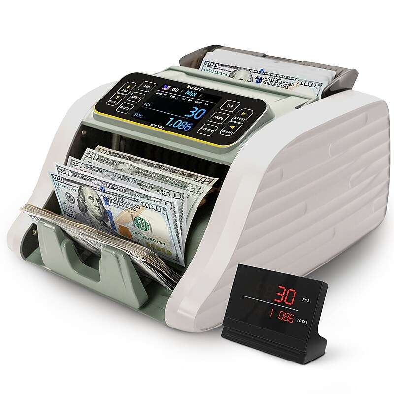 Kolibri KBR-500 Bill Counter, Light Gray (KBR-500) image 1