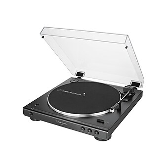 Audio-Technica Fully Automatic Wireless Belt-Drive Turntable (AT-LP60XBT-BK)