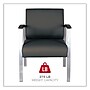 Alera metaLounge Series Polyurethane Guest Chair, Black (ALEML2319)~#|#~75209863-BCEF-445E-AD2D43DCCEEB88FF_sc7