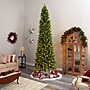 Nearly Natural 12-ft Slim Green Mountain Pine Artificial Christmas Tree with 1100 Clear LED Lights and 3235 Tips (T3330)~#|#~7521757E-7DA4-4583-84F18455D7DFC3F0_sc7