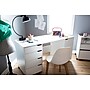South Shore Crea 58.25" Sewing Craft Table, White (7550728)~#|#~7521C771-D885-4EC9-B97612D62C32C92F_sc7