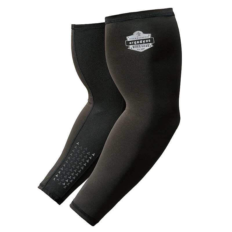 Chill-Its 6691 Cooling Arm Sleeves, Box-Handling Grip, 2X-Large, 1-Pair, Black (12390) image 1
