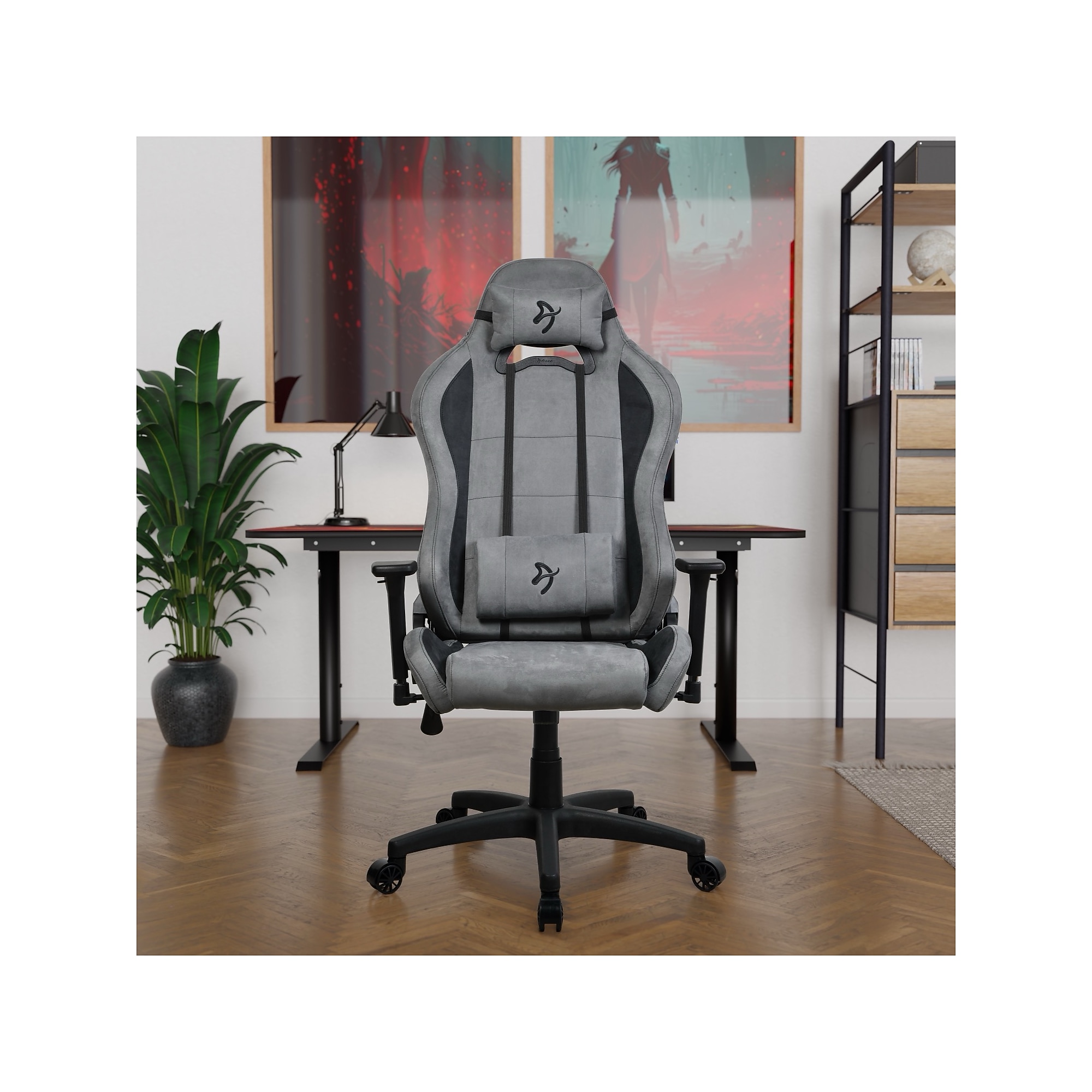 Arozzi Torretta Supersoft Microfiber Ergonomic Racing Gaming Chair, Anthracite (TORRETTA-SPSF-ANT) Sansujyuku sansujyuku.com