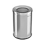 HLS Commercial Stainless Steel Trash Can with Open Lid, 26-Gallon, Silver (HLSC05G26)~#|#~752811A0-DC10-481E-B85D9D68A7EEC745_sc7