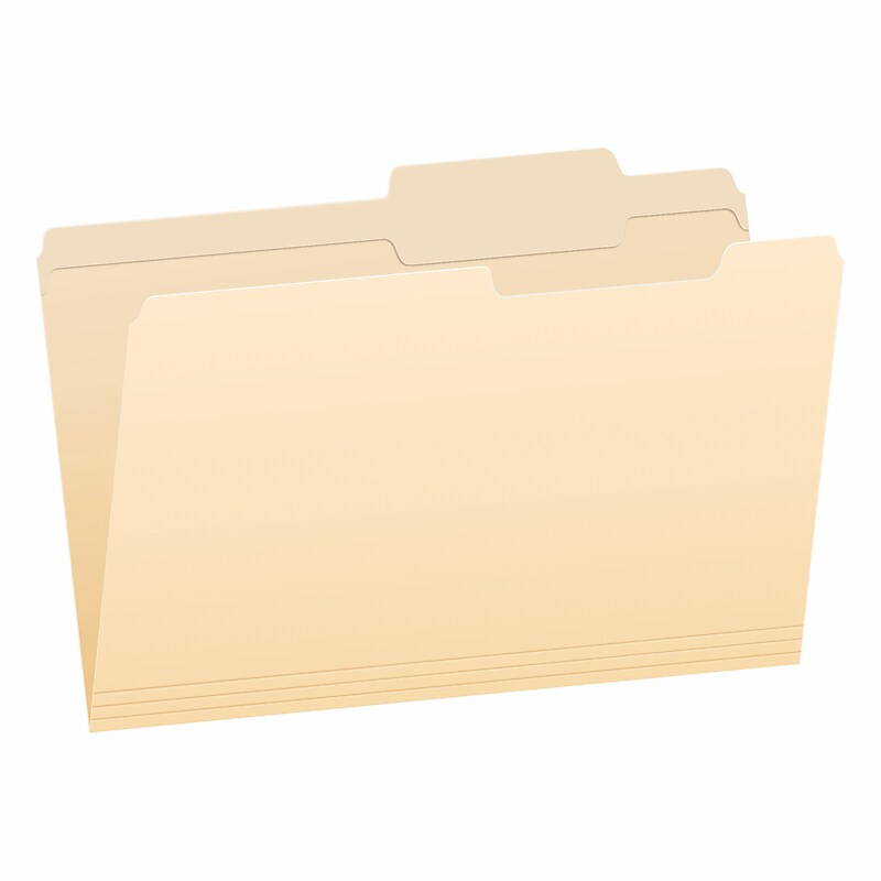 Pendaflex Heavy Duty File Folder, 1-Tab, Legal Size, Manila, 100/Box (1007056) image 1