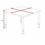 Regency Square Activity Table, 36" x 36", Height Adjustable, Mahogany (TB3636MHAPBK)~#|#~75304C27-3955-4F91-8CFCCA04250AF941_sc7