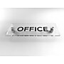 Cosco Office Indoor Sign, 3" x 9", Acrylic Clear (098526)~#|#~75322446-0455-47C9-828E5F26E2899253_sc7
