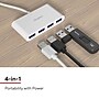 Staples TECH 4-Port USB 2.0 Hub, White (ST62376)~#|#~75327145-DD87-4FD6-B08FCC7097F23FFB_sc7