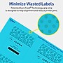Avery Printable Square Multipurpose Labels, 2.75" x 2.75", Bright Blue, 60/Pack (94109)~#|#~75339E49-7B7C-4AD0-8130F3579D6D9F32_sc7
