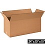 24" x 10" x 10" Shipping Boxes, 32 ECT, Brown, 25/Bundle (241010)~#|#~7535CC87-0BE6-4CFD-A135BE51AD61F817_sc7