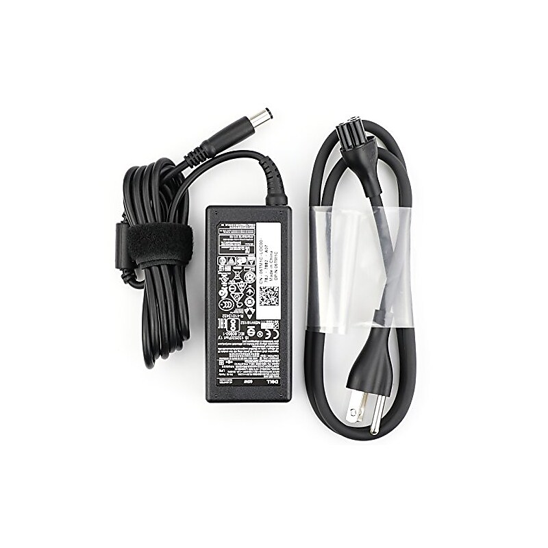 Dell 65W AC Adapter for Dell Latitude E7240/E7440 Laptop, Black (HK65NM130) image 1