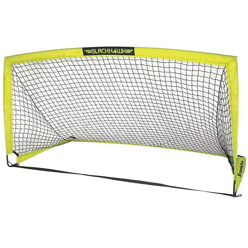 Franklin Blackhawk Portable Soccer Goal, Black/Yellow (W13369) image 1