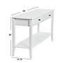 Storied Home Pleasantville Console Table, White (EC1085)~#|#~7546A88C-5700-4504-BC6BF3FA67ED9A98_sc7