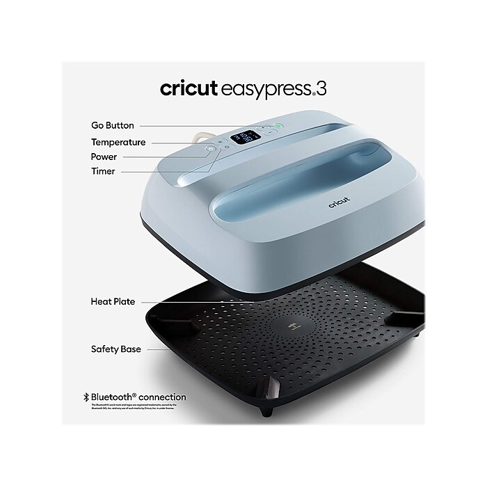 Cricut EasyPress 3, 12” x 10” (2009150) | Staples