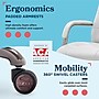 La-Z-Boy Sonata Ergonomic Bonded Leather Swivel Executive Chair, Gray and Graphite (CCHR10014B)~#|#~754FBDA8-E334-47D6-A7F54B7E199A49BF_sc7