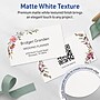 Avery Rectangle Single Rounded Corner Business Cards, Matte White, 80/Pack (19479399814)~#|#~7558D8B0-2978-48CA-BBA599FB9F577D09_sc7