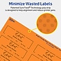Avery Rectangle Multipurpose Labels, 1-1/3" x 4", Bright Orange, 1120/Box (94206)~#|#~755DB410-D762-4226-BC40708A1E50B1B0_sc7
