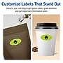Avery Scalloped Decorative Edge Multipurpose Labels, 1-1/8" x 2-1/4", Bright Green, 840/Pack (94061)~#|#~755F9E6C-88BC-44BB-936B144A8E9C953E_sc7