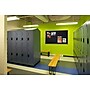 Ghent Recycled Rubber Bulletin Board, Satin Aluminum Frame, 4'H x 7' 4"W, Black (ATR47-BK)~#|#~75609627-BF1C-4C02-A8806D92EDFB0A99_sc7