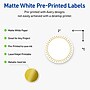 Avery Laser/Inkjet Circle Multipurpose Labels, 2" Dia., White, 120/Pack (S00D1D)~#|#~7563EE89-243F-4CE6-9497C989E83A99F0_sc7
