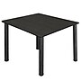 Regency Kee Square Laminate Breakroom Table, 48"D x 48"W, Ash Grey/Black (TB4848AGBPBK)~#|#~75665061-99D7-408D-A348CE3F08A2E50E_sc7